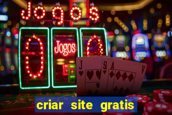 criar site gratis de jogos